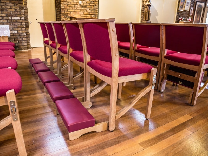 Hallow Chair with Folding Kneeler - Image 10