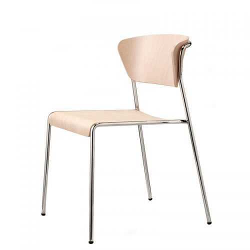 Lisa Wood Stacking Chair