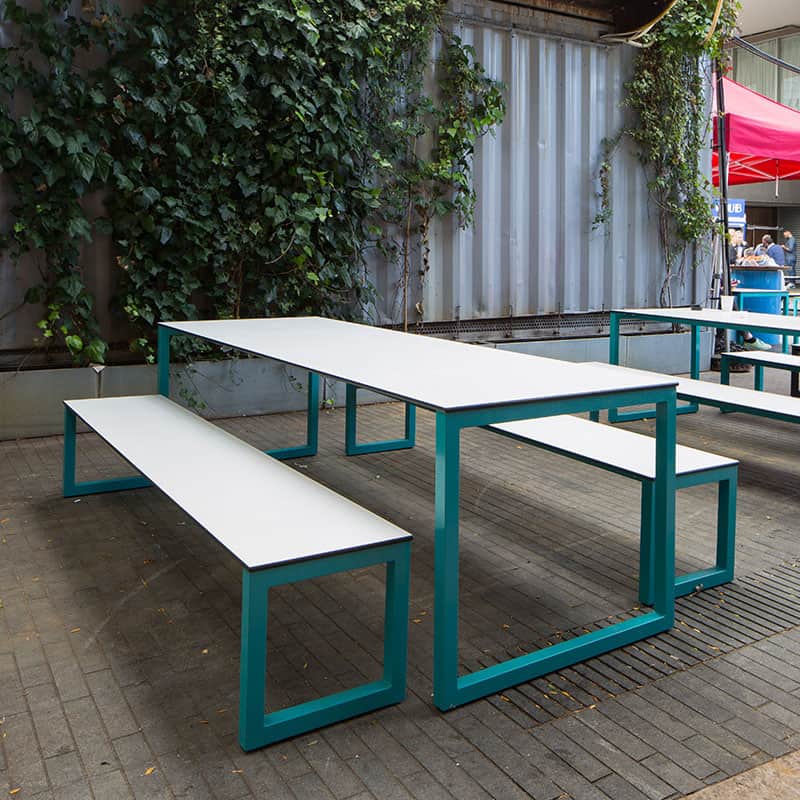 Axiom Block Steel Outdoor Tables & Benches - Image 7
