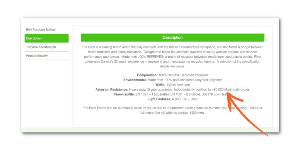Abrasion Resistance Product Description