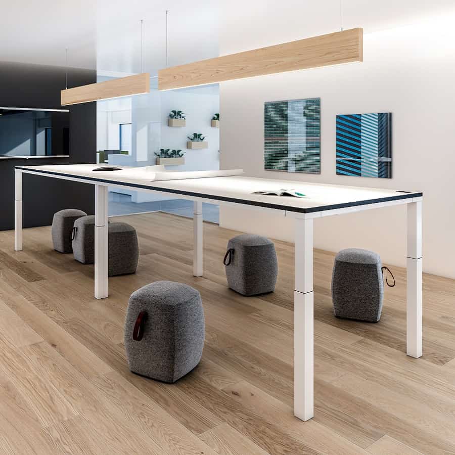 Plaza Height Adjustable Table Assmaann