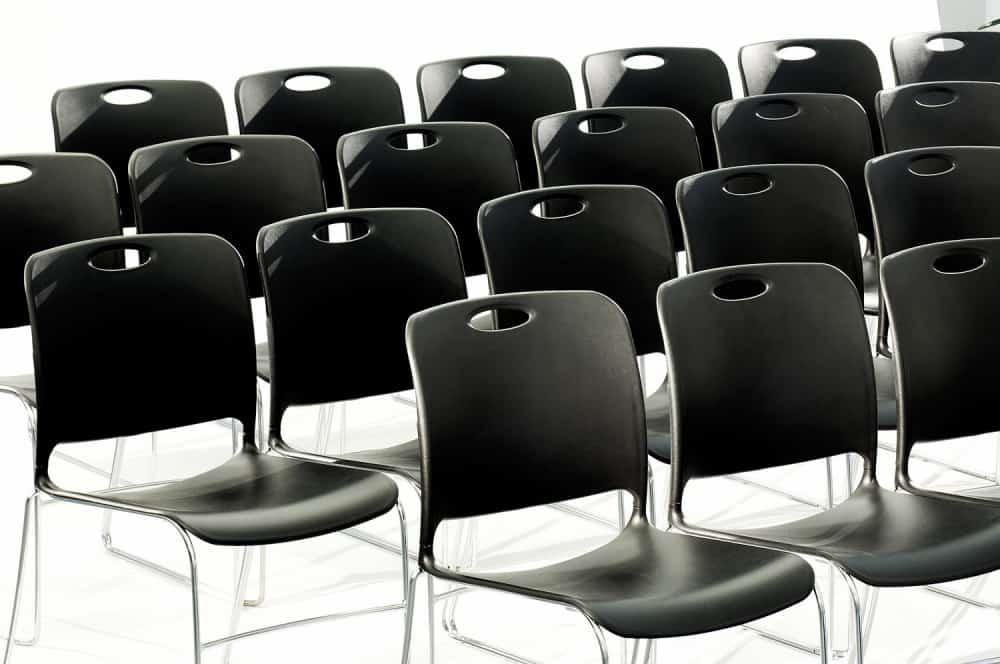 The Maestro stacking chair is ideal for conference and events venues.