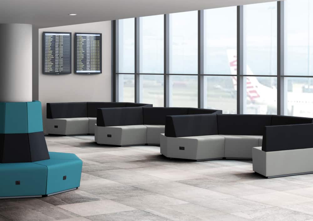 Example of modular seating