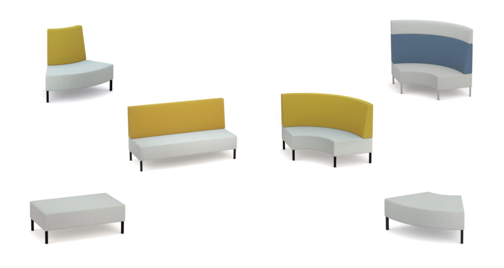 Open Modular Seating Range Sections