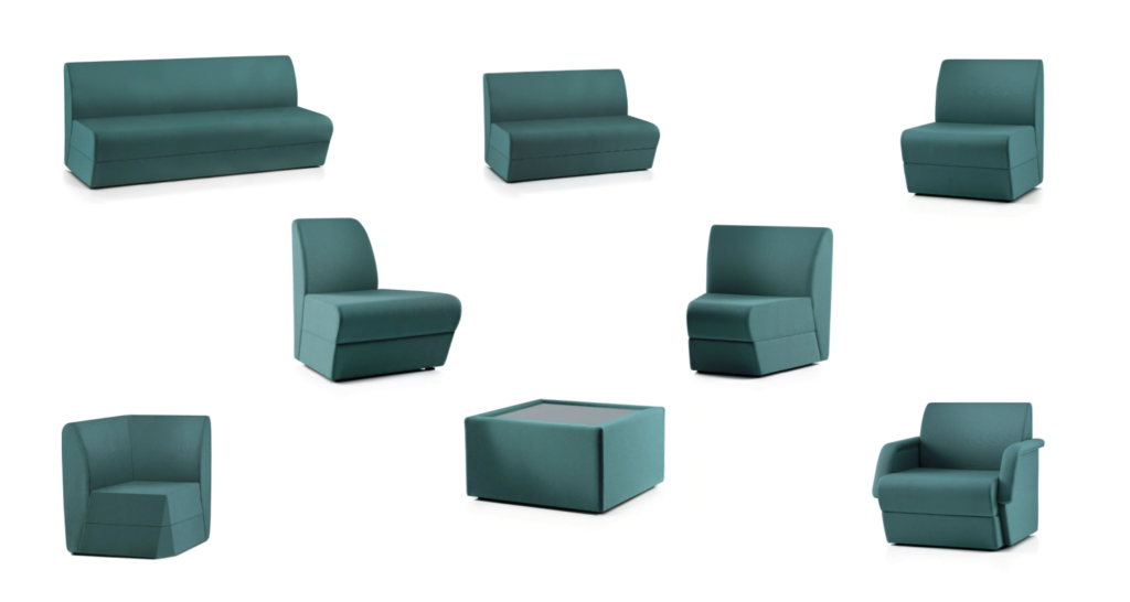 Point Modular Seating Range Sections