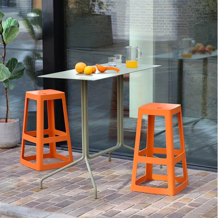 Vine Outdoor Pedestal Tables - Image 9