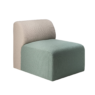 Single seat with back lush