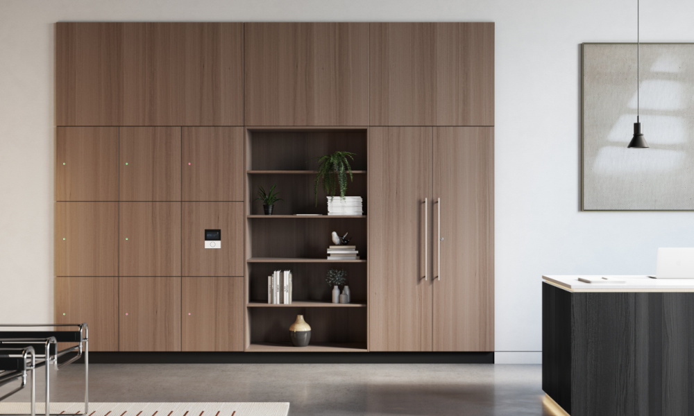 Smart lockers for offices