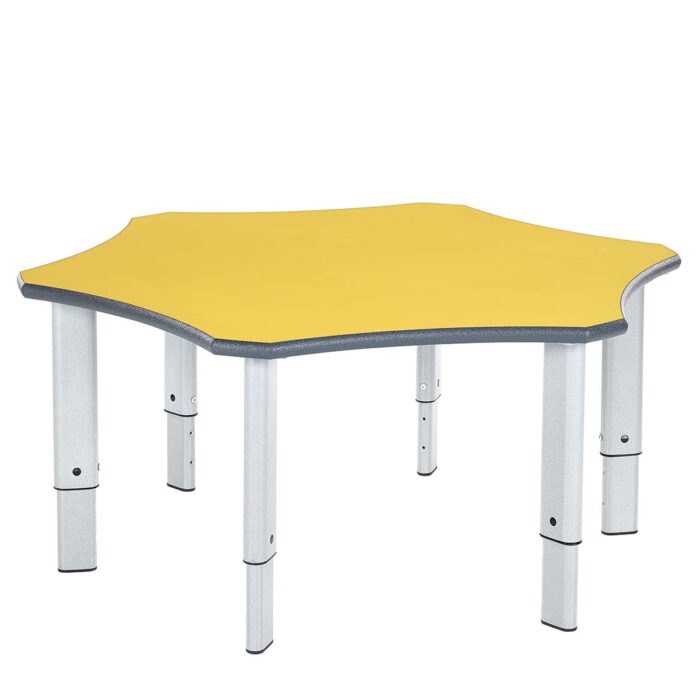 Flower & Rainbow Height Adjustable Classroom Tables