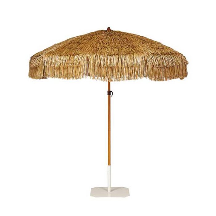 Manila Raffia Palm Parasol