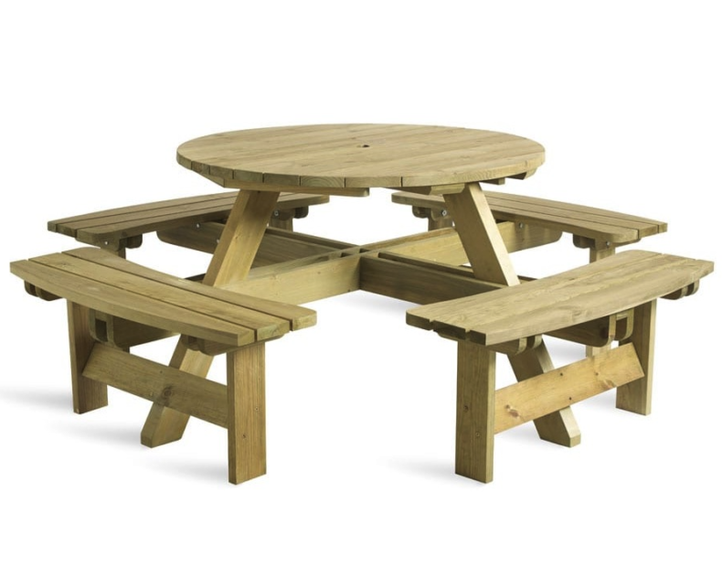 Round Picnic Table